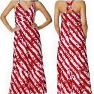 Calypso St. Barth for Target red tie dye maxi dress 4
